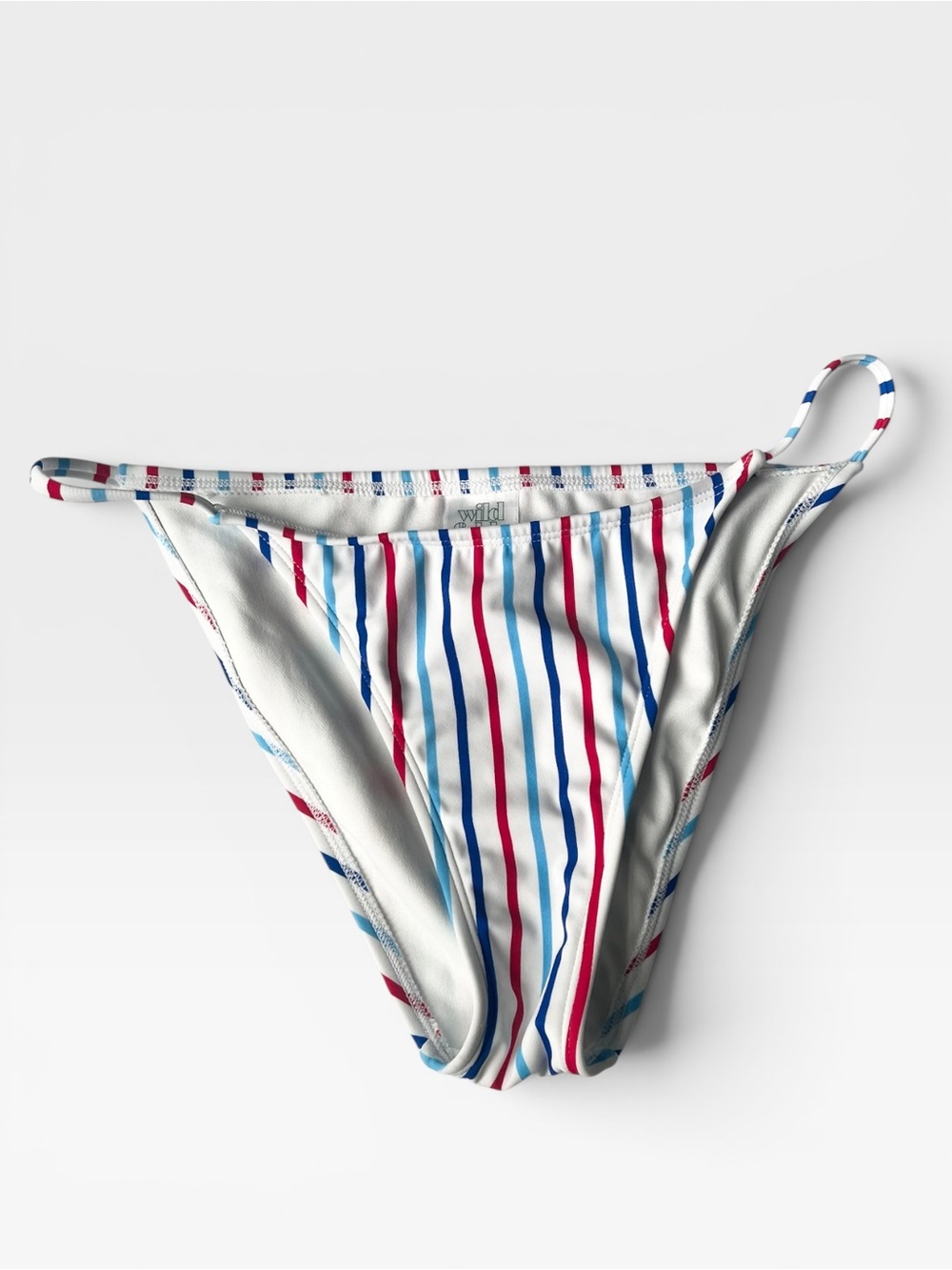 Wild Fable Striped Red & Blue Women's 3-Piece Bikini Set Size S/M - Picture 9 of 13